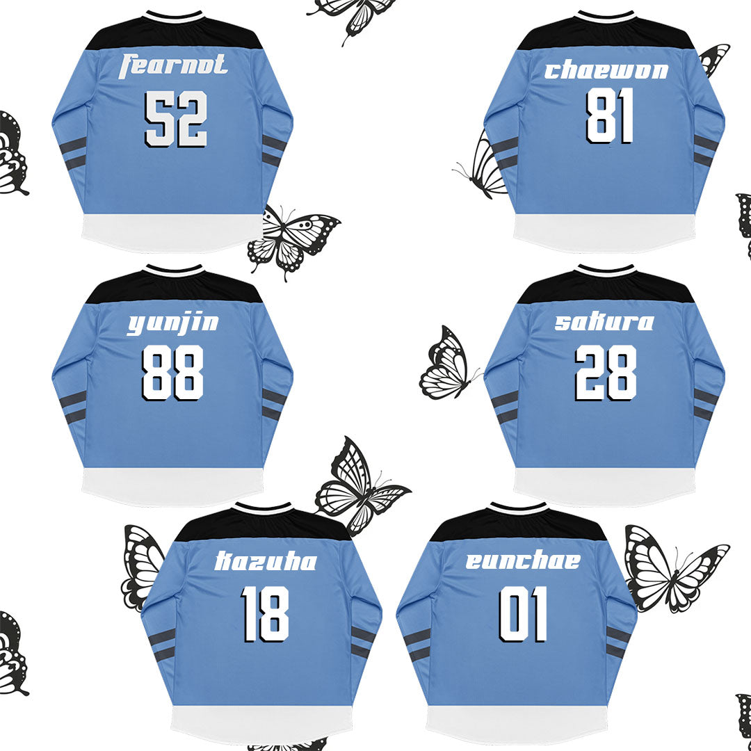 (New) LE SSERAFIM - Hockey Jersey Easy