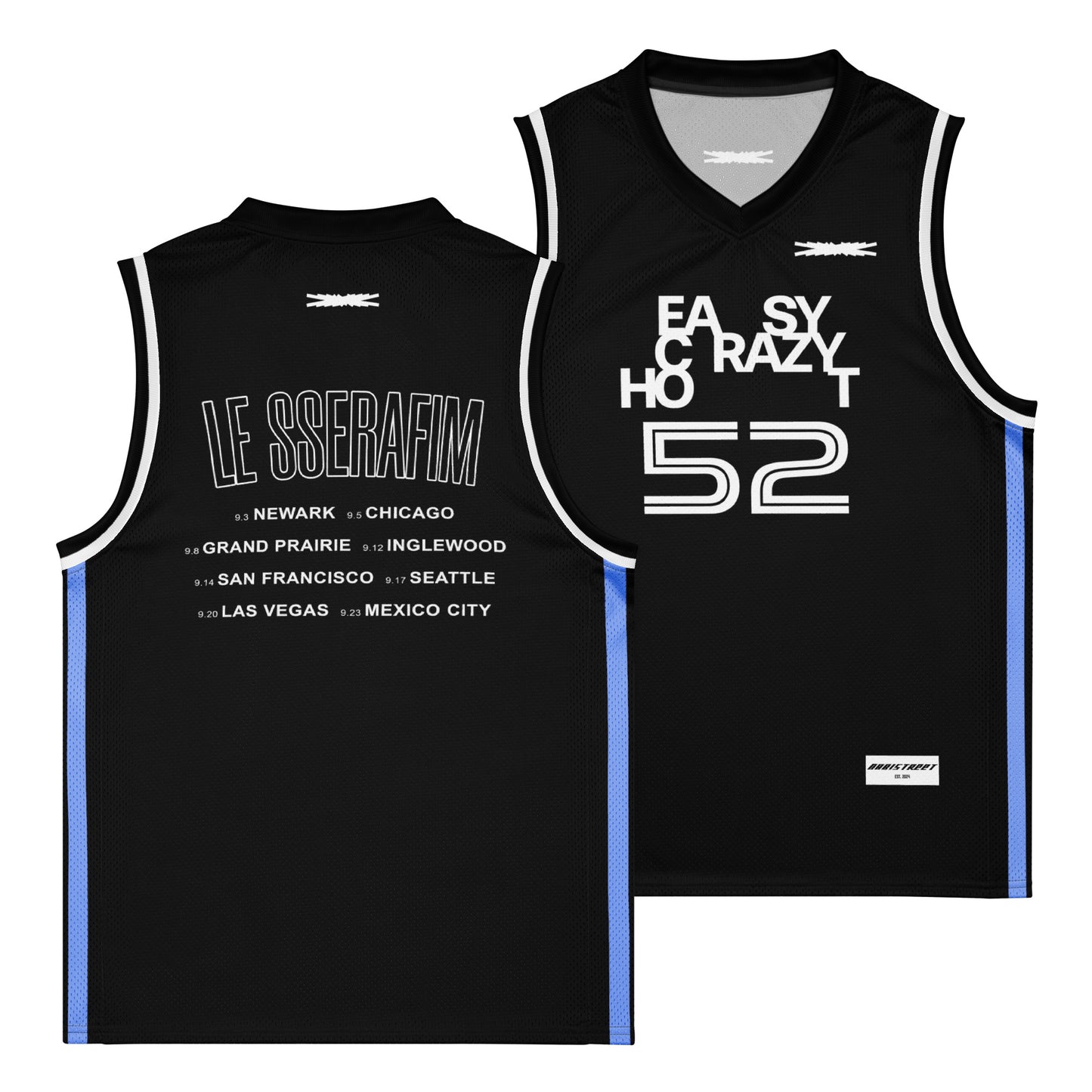 (New) LE SSERAFIM - Basketball Jersey v2